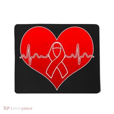 Go Red Heart Health Awareness Pulse Mousepad