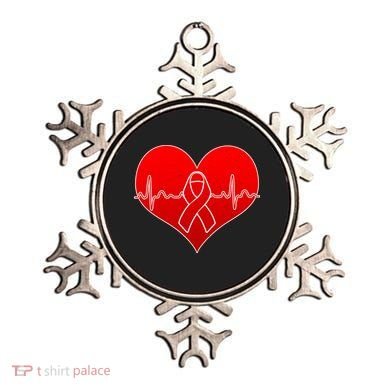 Go Red Heart Health Awareness Pulse Ornament