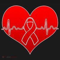 Go Red Heart Health Awareness Pulse Ornament thumb 1