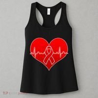 Go Red Heart Health Awareness Pulse Women's Tank Top thumb 3