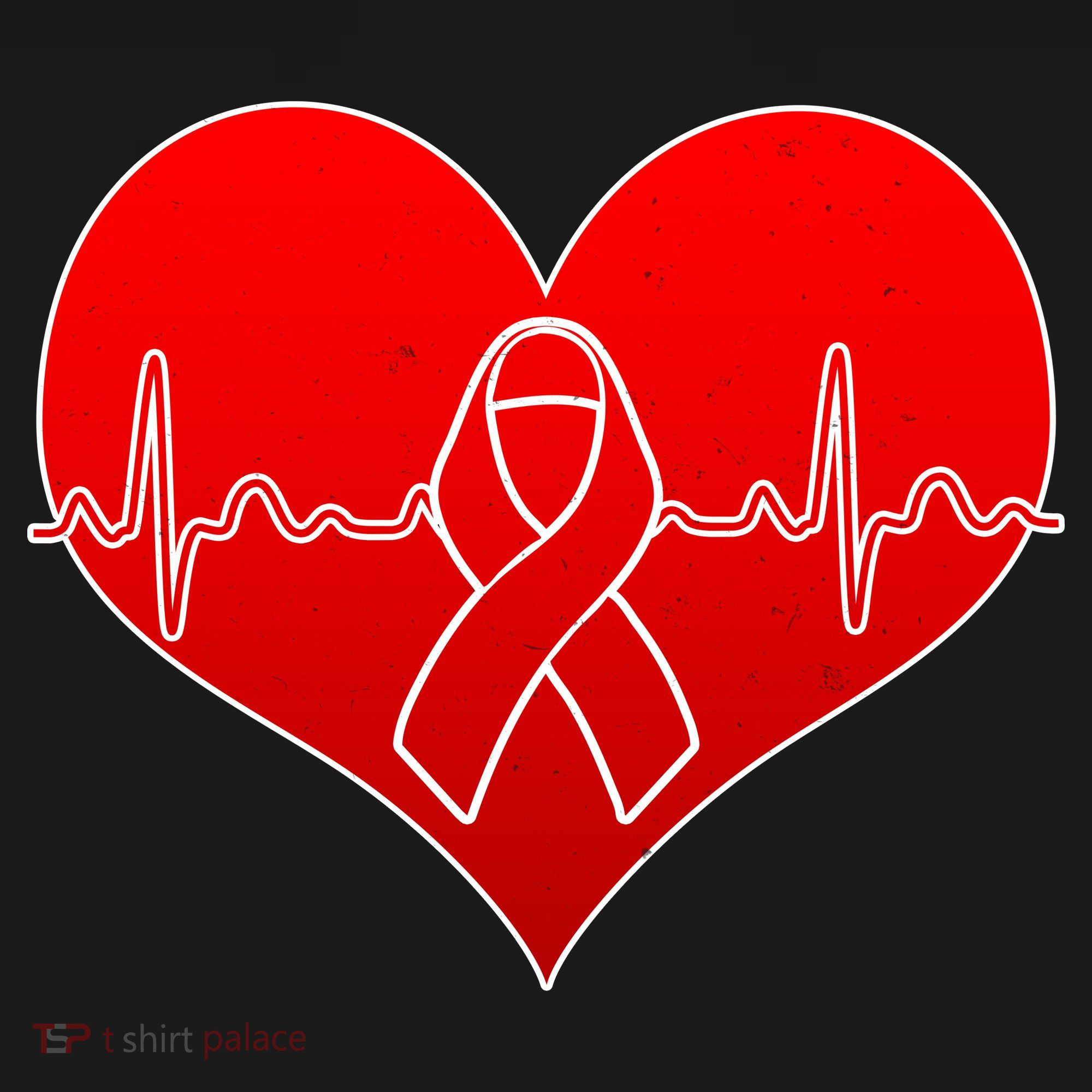 Go Red Heart Health Awareness Pulse Toddler Hoodie