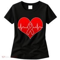Go Red Heart Health Awareness Pulse Women's T-Shirt thumb 0