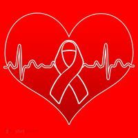 Go Red Heart Health Awareness Pulse Santa Hat thumb 1