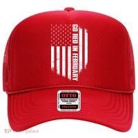 Go Red In February Heart Disease Awareness Flag Hat thumb 0