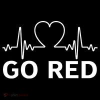Go Red Pulse Heart Disease Awareness Bucket Hat thumb 4