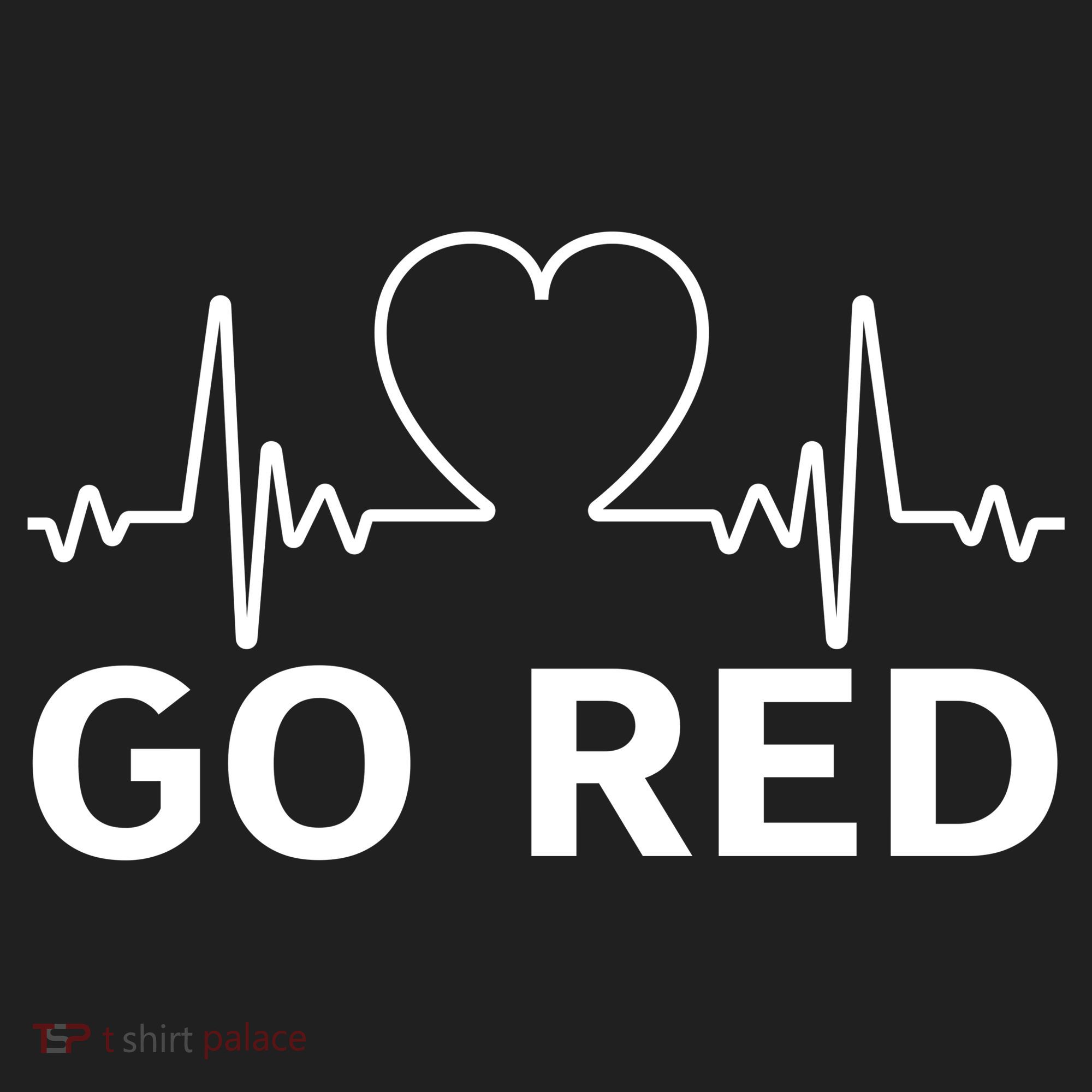 Go Red Pulse Heart Disease Awareness Beanie