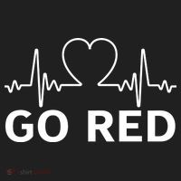 Go Red Pulse Heart Disease Awareness Golf Towel thumb 3