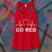 Go Red Pulse Heart Disease Awareness Women's Tank Top thumb 3