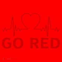 Go Red Pulse Heart Disease Awareness Santa Hat thumb 1