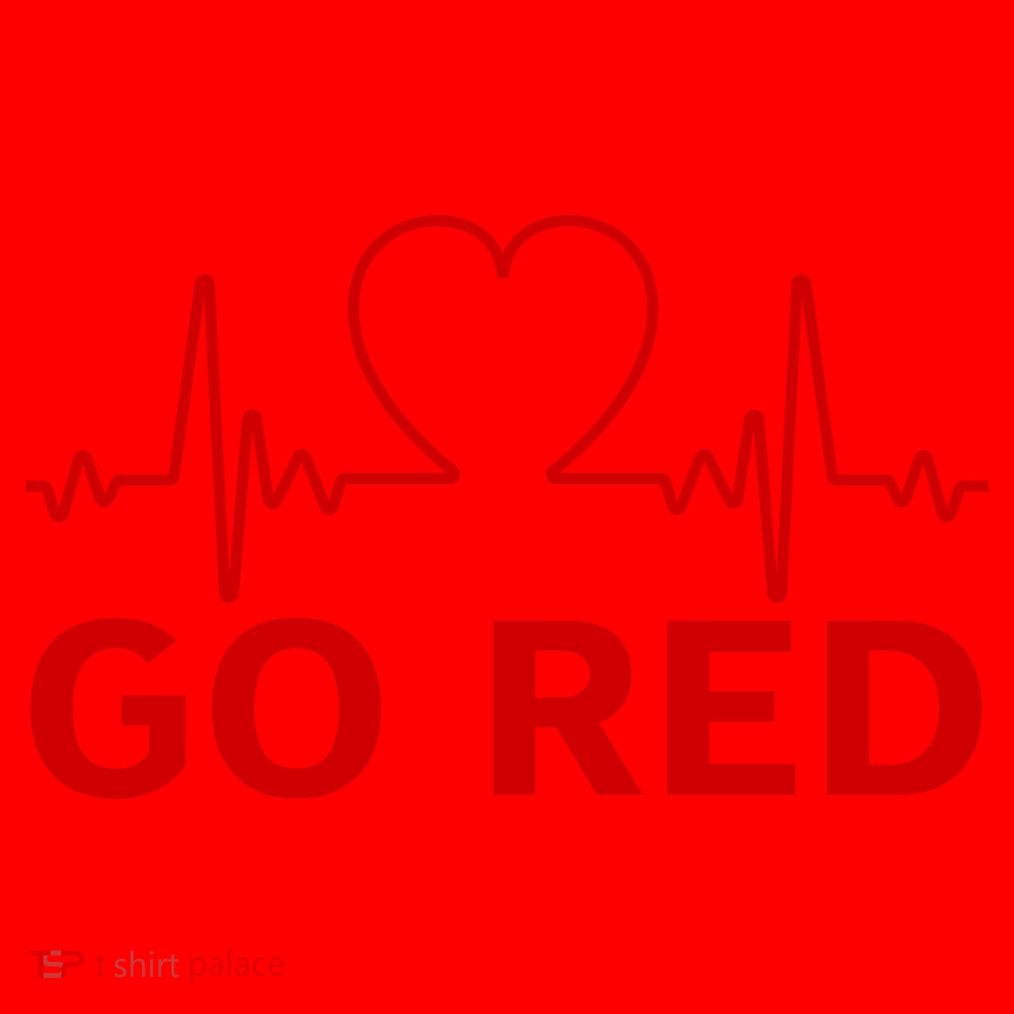 Go Red Pulse Heart Disease Awareness Santa Hat