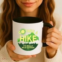 Go Take A Hike It's Really Nice Outside Coffee Mug thumb 3