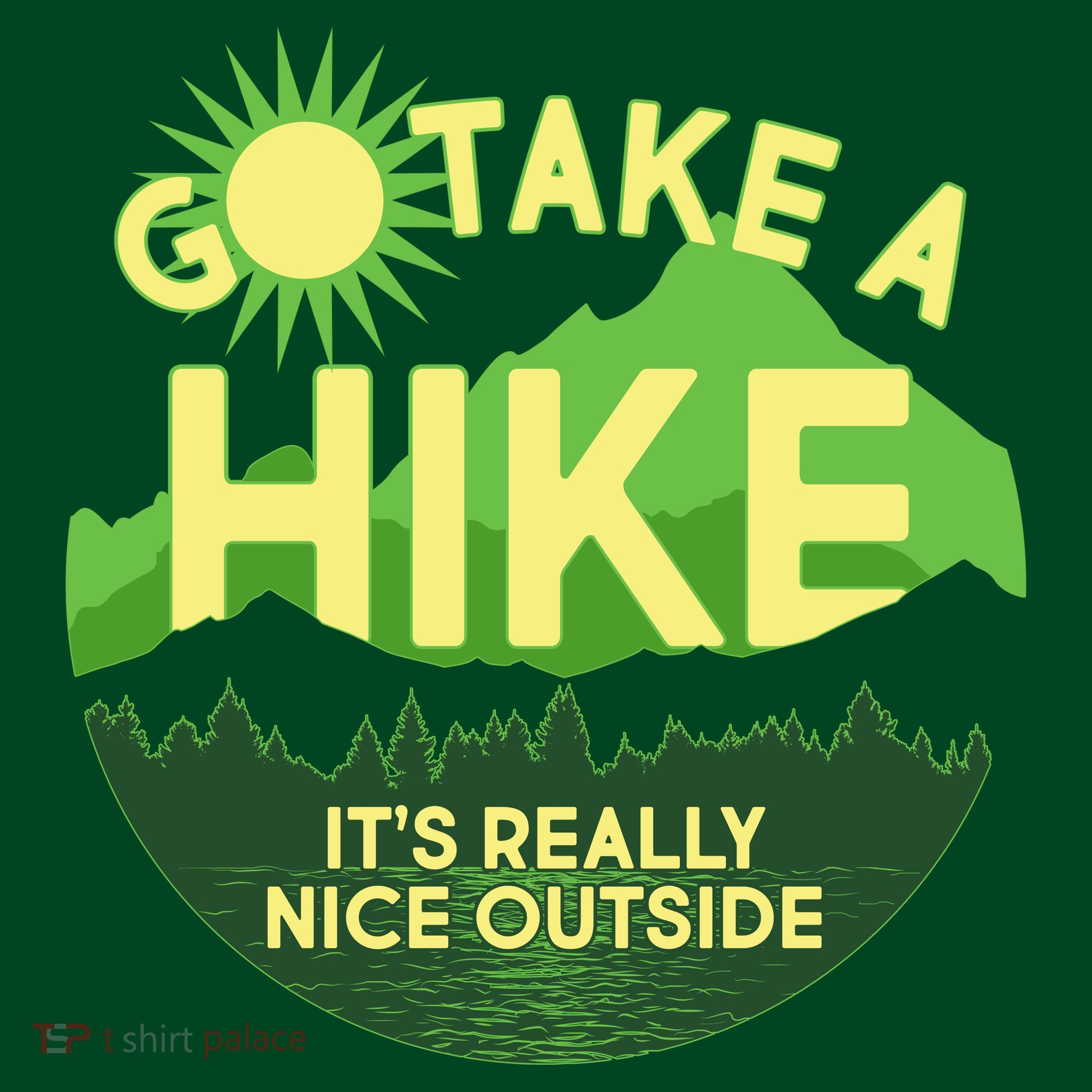 Go Take A Hike It's Really Nice Outside Coaster