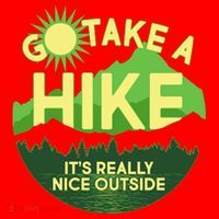 Go Take A Hike It's Really Nice Outside Santa Hat thumb 1