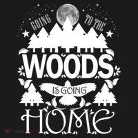 Go To The Woods Is Going Home Kids Long Sleeve Shirt thumb 2