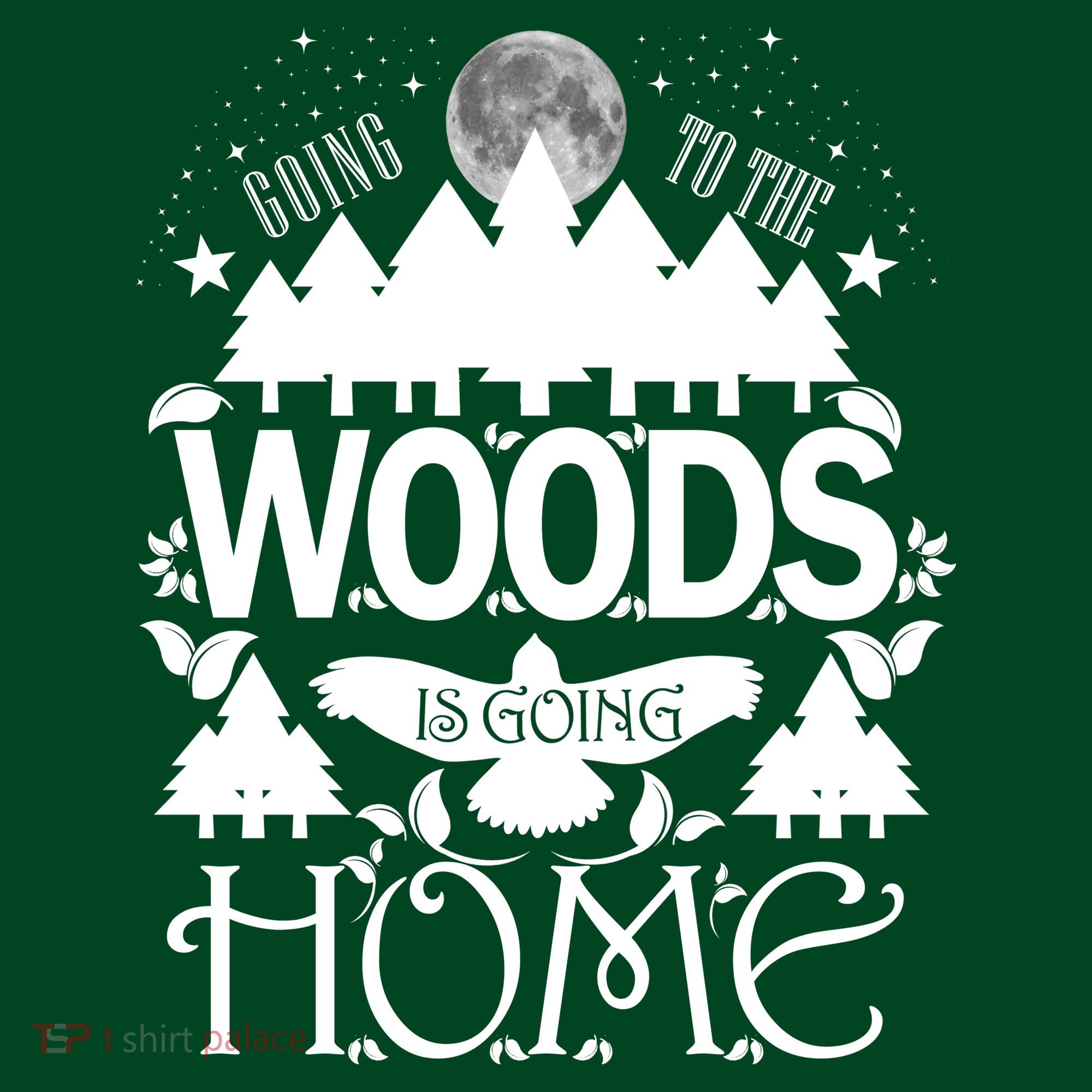 Go To The Woods Is Going Home Visor