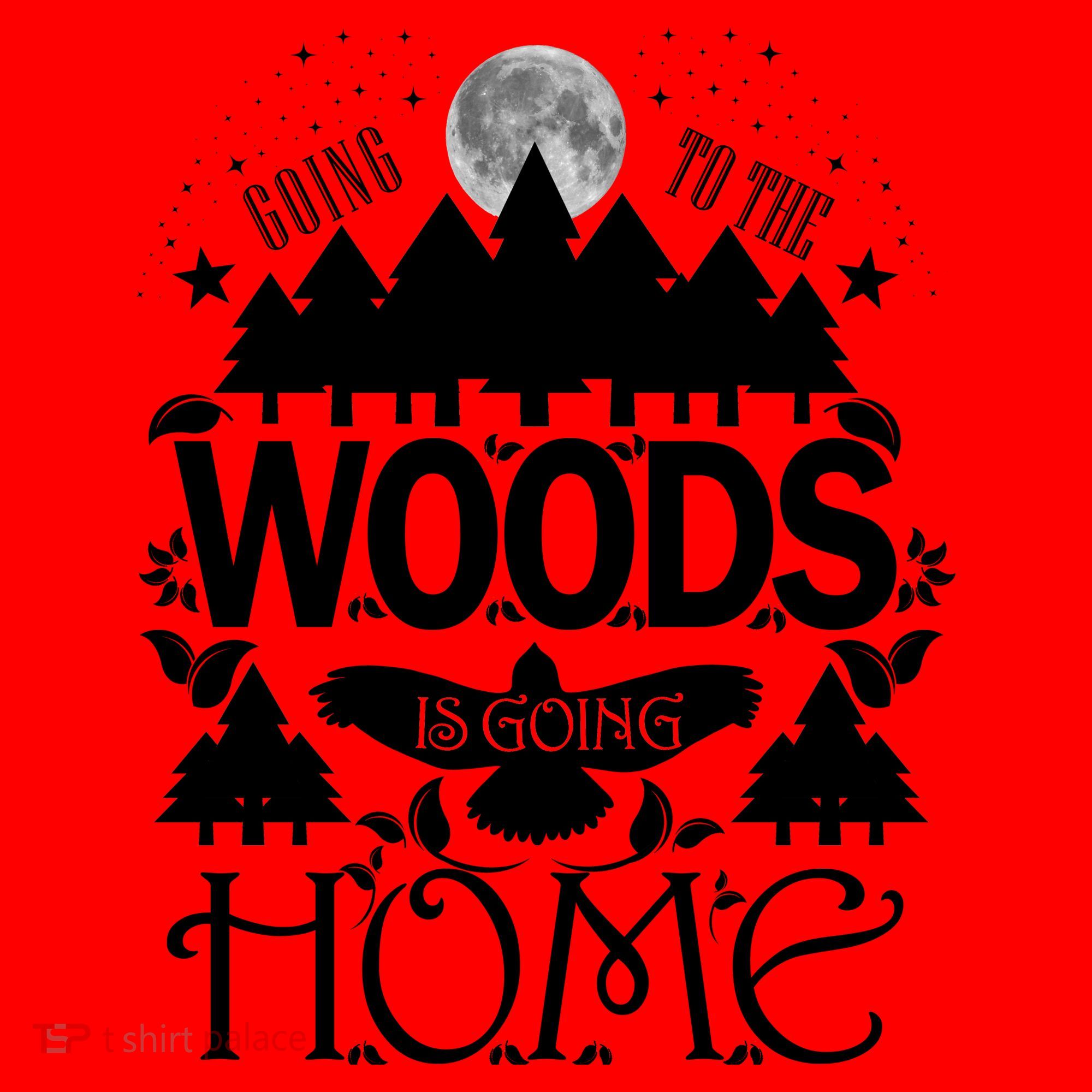 Go To The Woods Is Going Home Santa Hat