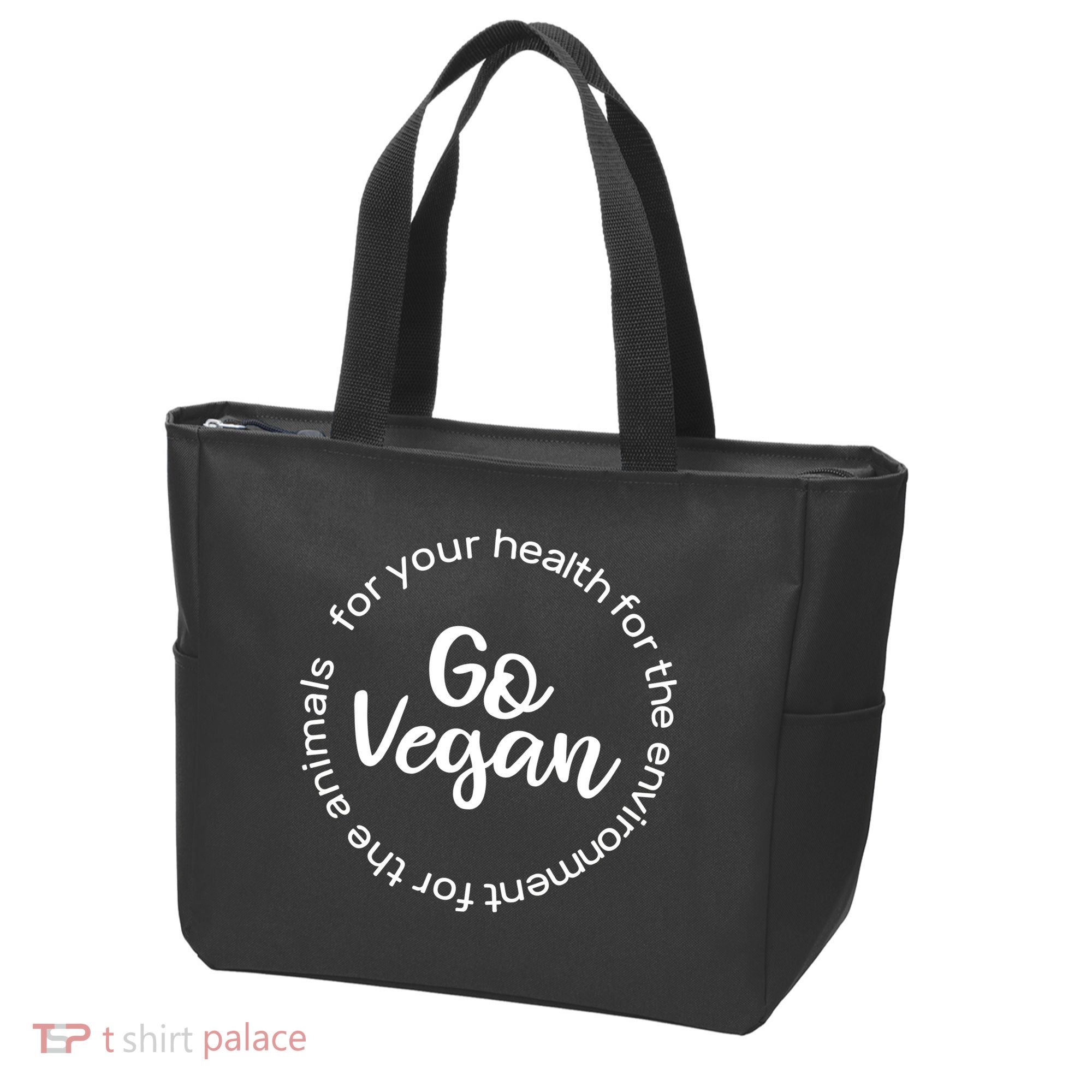 Go Vegan For Life Tote Bag
