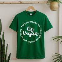 Go Vegan For Life T-Shirt thumb 2