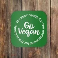 Go Vegan For Life Coaster thumb 0
