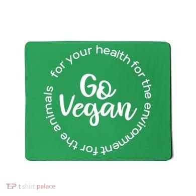 Go Vegan For Life Mousepad