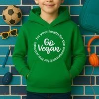 Go Vegan For Life Kids Hoodie thumb 2