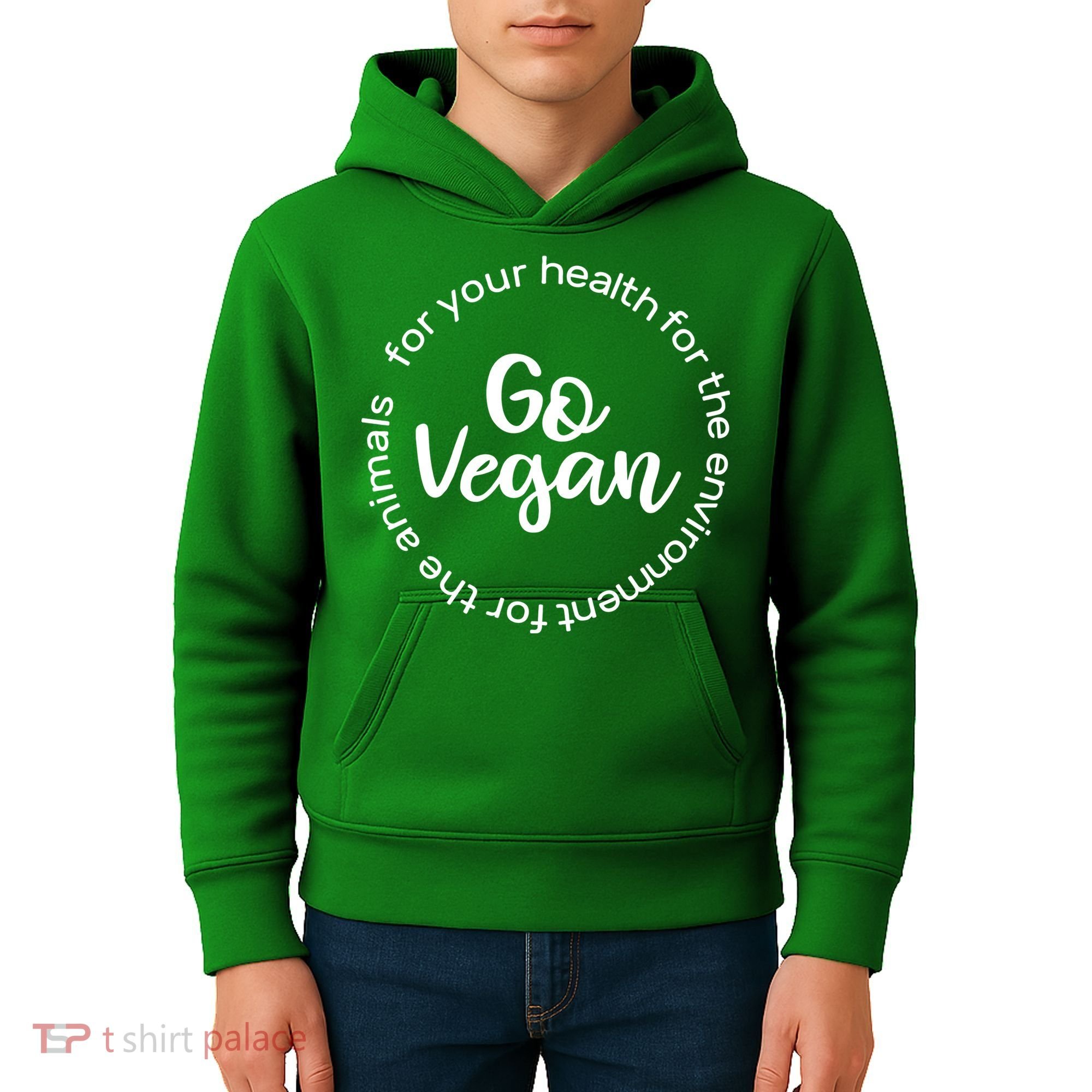 Go Vegan For Life Kids Hoodie
