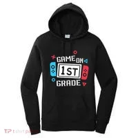 Game On 1St Grade Gift First Grade Back To School Gift Funny Gift Women's Hoodie thumb 0