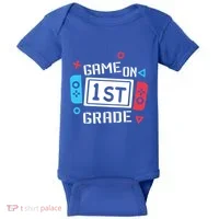 Game On 1St Grade Gift First Grade Back To School Gift Funny Gift Baby Bodysuit thumb 0
