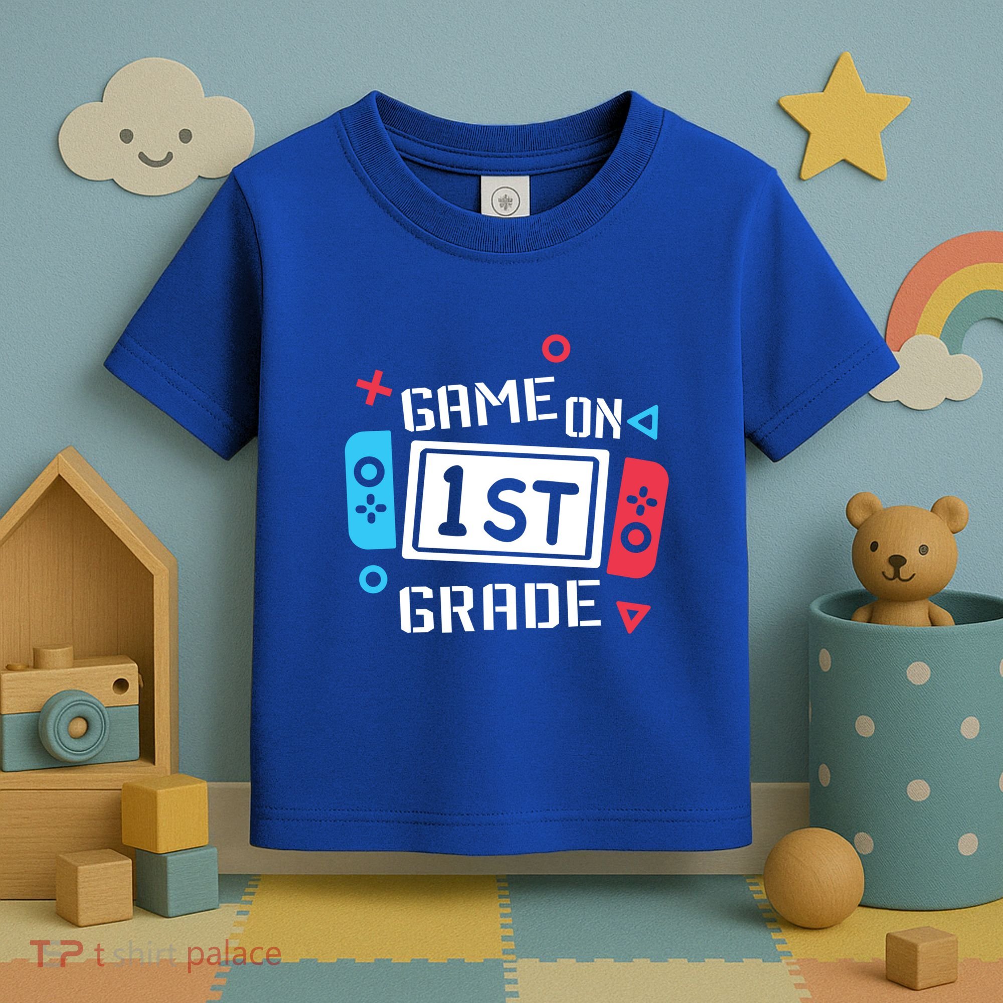 Game On 1St Grade Gift First Grade Back To School Gift Funny Gift Toddler T-Shirt