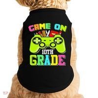 Game On 10th Grade Gamer Back to School Students Doggie Tank thumb 0