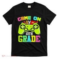 Game On 10th Grade Gamer Back to School Students T-Shirt thumb 0
