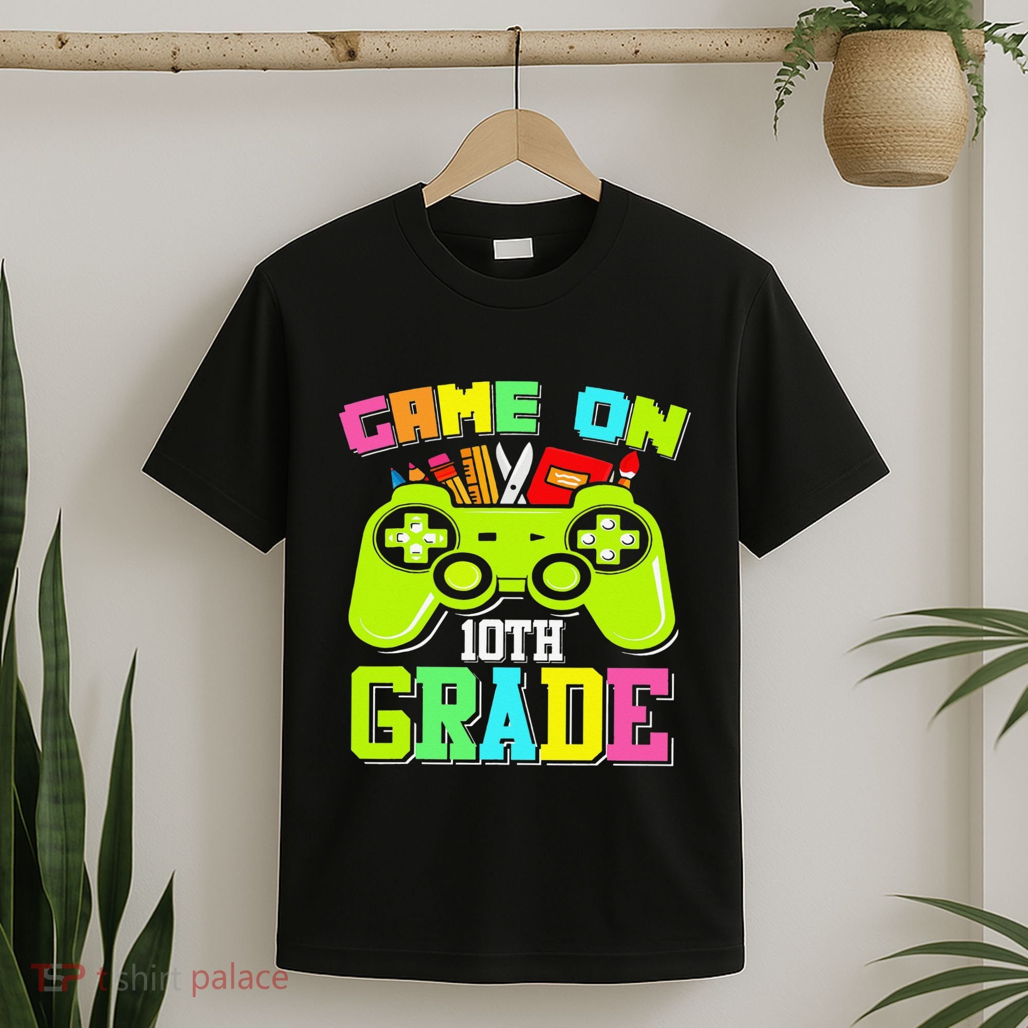 Game On 10th Grade Gamer Back to School Students T-Shirt
