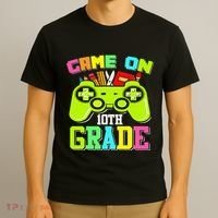 Game On 10th Grade Gamer Back to School Students T-Shirt thumb 3