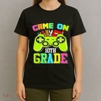 Game On 10th Grade Gamer Back to School Students T-Shirt thumb 4