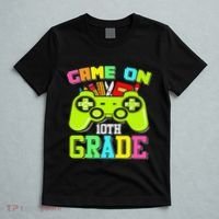 Game On 10th Grade Gamer Back to School Students T-Shirt thumb 5