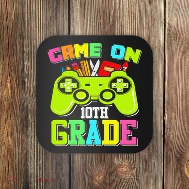 Game On 10th Grade Gamer Back to School Students Coaster