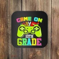 Game On 10th Grade Gamer Back to School Students Coaster thumb 0