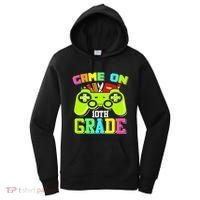 Game On 10th Grade Gamer Back to School Students Women's Hoodie thumb 0