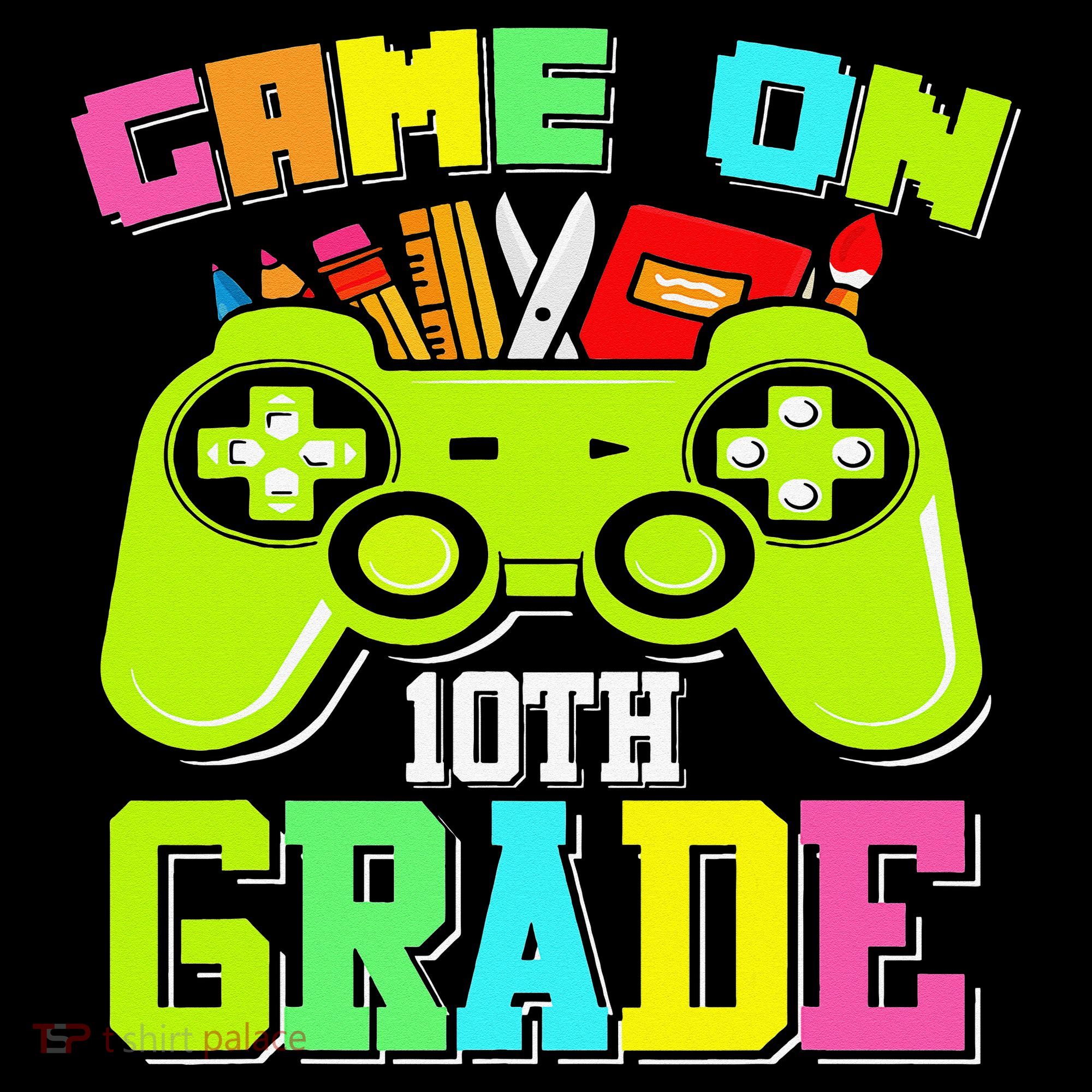 Game On 10th Grade Gamer Back to School Students Mousepad