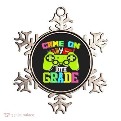 Game On 10th Grade Gamer Back to School Students Ornament