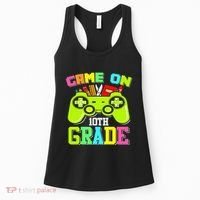 Game On 10th Grade Gamer Back to School Students Women's Tank Top thumb 0