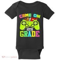 Game On 10th Grade Gamer Back to School Students Baby Bodysuit thumb 0