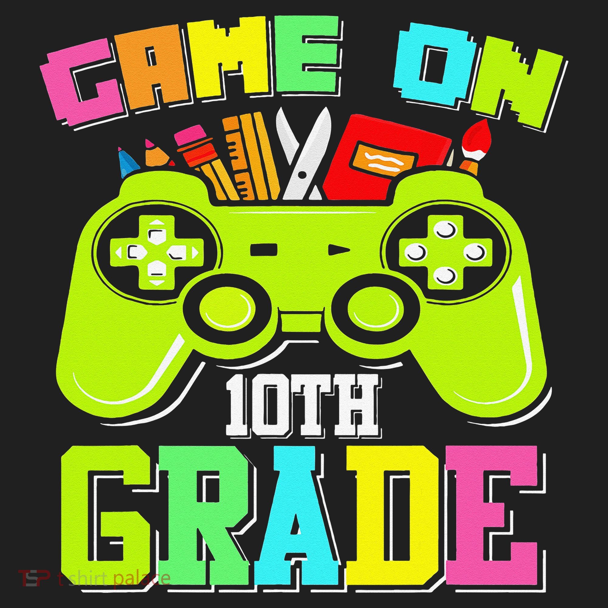 Game On 10th Grade Gamer Back to School Students Hat