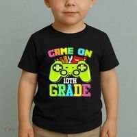 Game On 10th Grade Gamer Back to School Students Toddler T-Shirt thumb 2