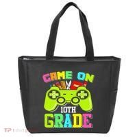 Game On 10th Grade Gamer Back to School Students Tote Bag thumb 0