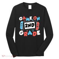 Game On 2nd Grade Second First Day School Gaming Gamer Long Sleeve Shirt thumb 0
