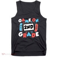 Game On 2nd Grade Second First Day School Gaming Gamer Tank Top thumb 0