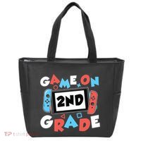 Game On 2nd Grade Second First Day School Gaming Gamer Tote Bag thumb 0