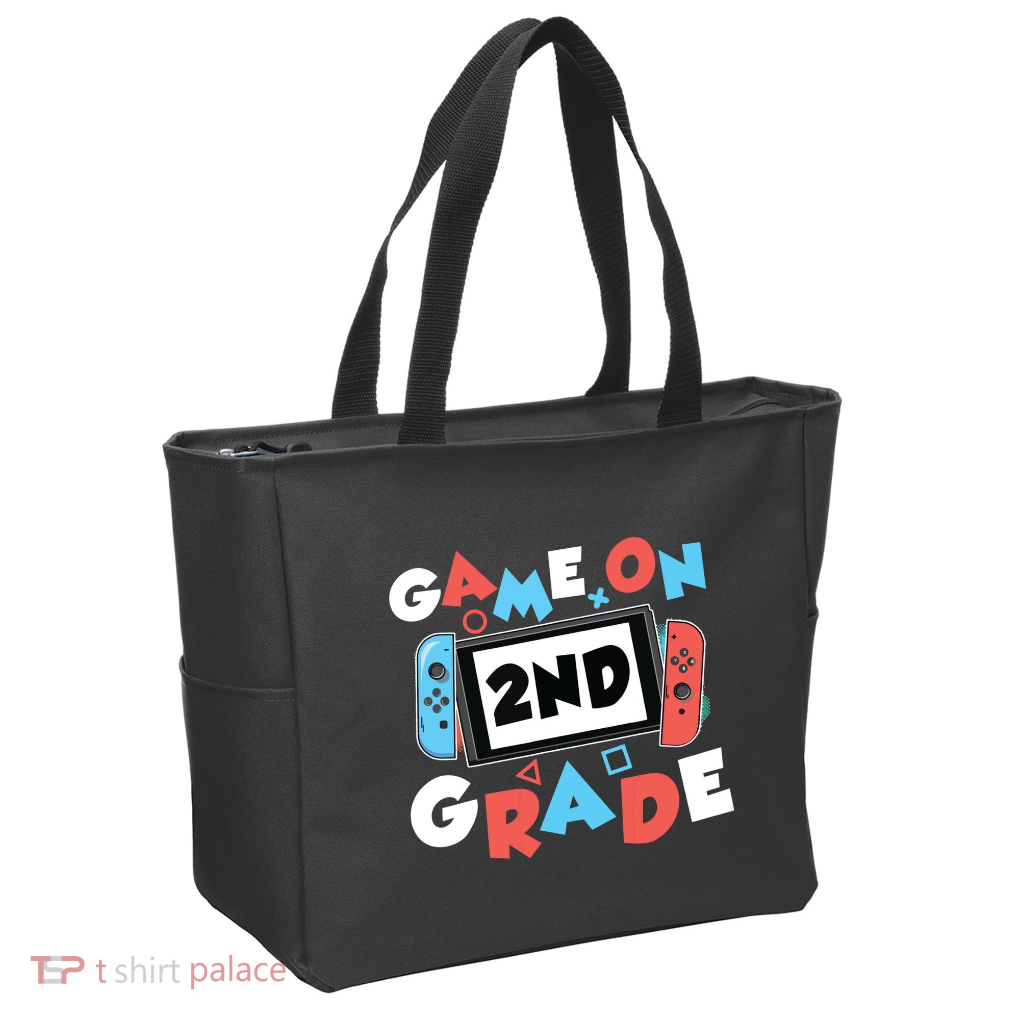 Game On 2nd Grade Second First Day School Gaming Gamer Tote Bag