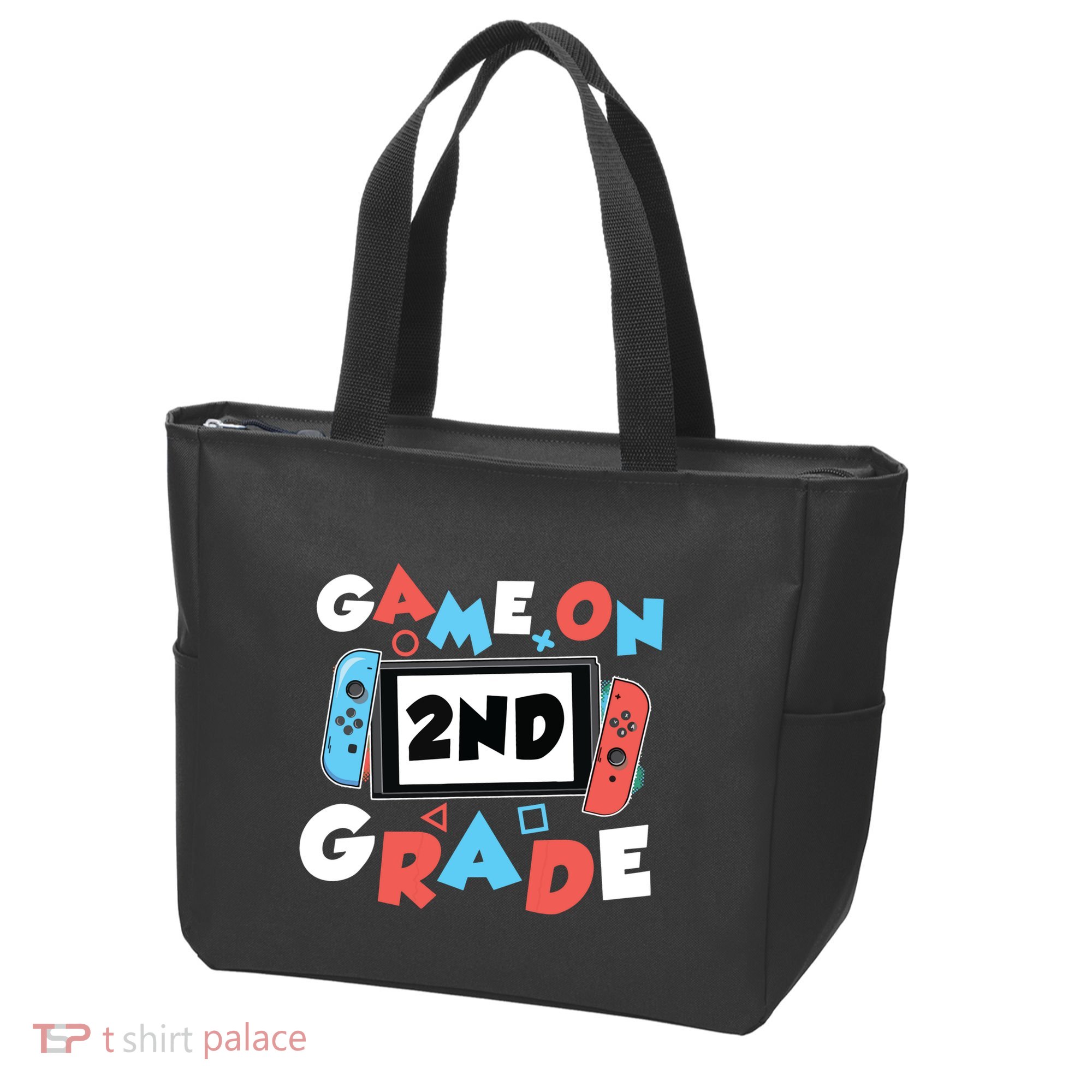 Game On 2nd Grade Second First Day School Gaming Gamer Tote Bag